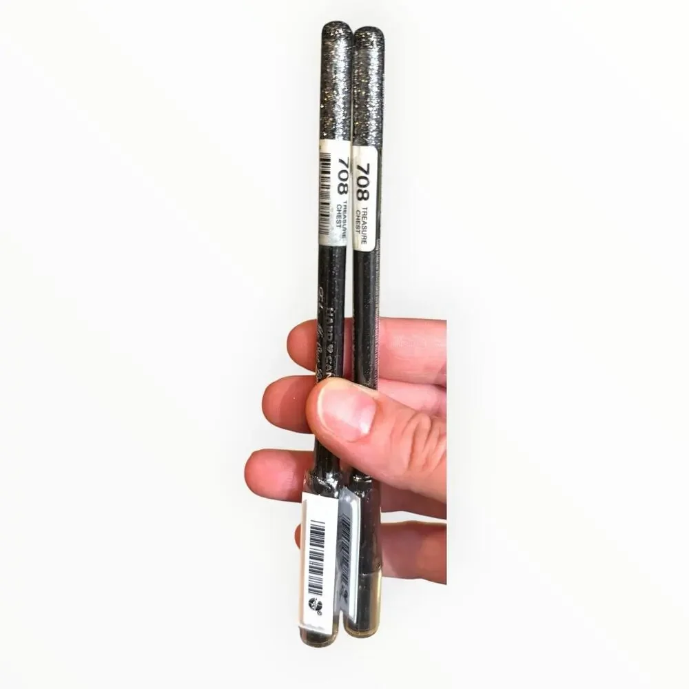 Lot of 2 Hard Candy Take Me Out Glitter Eyeliner 708 Treasure Chest Sealed